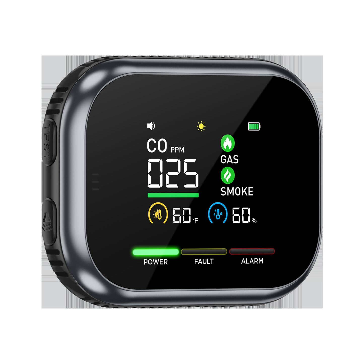 Portable Home Gas Detector with Electrochemical Sensor