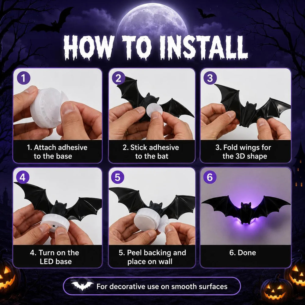 LED bat size chart