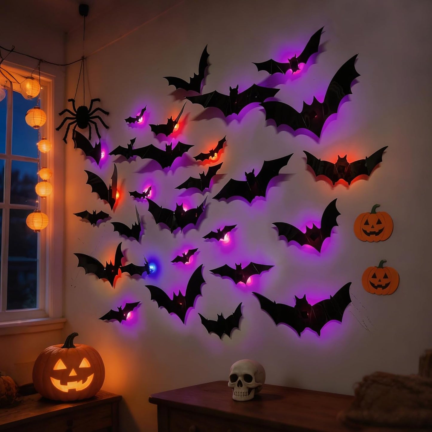3D Bat Light Decorations