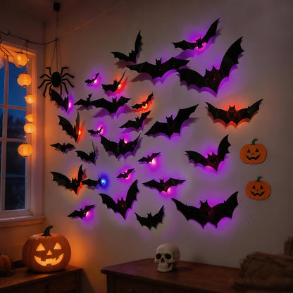3D Bat Light Decorations
